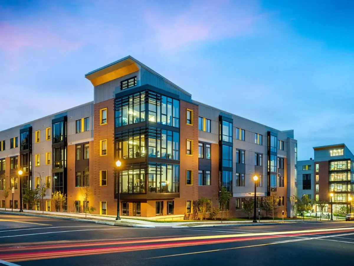 LG VRF outdoor units installed on Southside Commons
